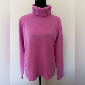 NWT Kirkland Cashmere Signature Women's Cowl Neck Sweater in Pink